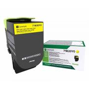 Lexmark originální toner 71B20Y0, yellow, 2300str.