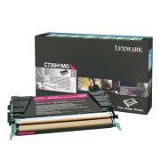 Lexmark originální toner C736H1MG, magenta, 10000str., high capacity, return
