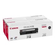 Canon originální toner CRG718, 2662B017, black, 6800str., Dual pack, 2ks