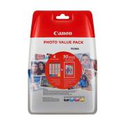 Canon multipack inkoustových náplní CLI-571-C+M+Y+BK / 50x  fotopapír PP-201