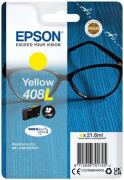 Epson inkoustová náplň Singlepack 408L DURABrite Ultra Ink/ C4810DTWF/ Žlutá