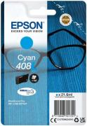 EPSON inkoustová náplň Singlepack 408L DURABrite Ultra Ink/ C4810DTWF/ azurová