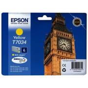 Epson inkoustová náplň/ C13T70344010/ WP-4000/ 4500/ 800 stran/ Žlutá