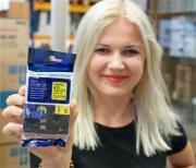 alternativ Brother p&aacute;ska TZE-631 12mm čern&yacute; tisk/žlut&yacute; podklad, laminovan&aacute;