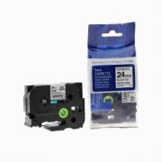 Alternativn&iacute; p&aacute;ska Brother TZ-FX251/TZe-FX251 24 mm x 8 m flexi, čern&yacute; tisk/b&iacute;l&yacute; podklad