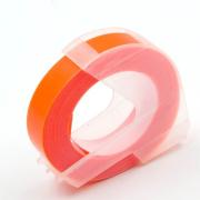 Alternativní páska Dymo Omega A0898270, 9 mm x 3 m, bílý tisk/fluorescenční oranžový podklad