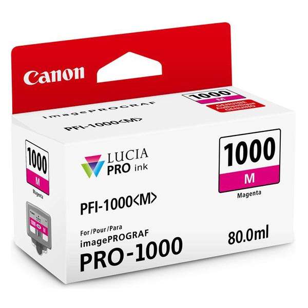 Canon originální ink PFI-1000 M, 0548C001, magenta, 5885str., 80ml, -