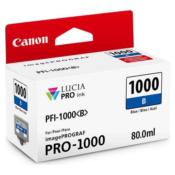 Canon originální ink PFI-1000 B, 0555C001, blue, 4875str., 80ml, -
