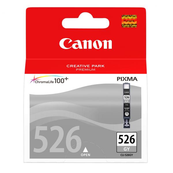 Canon originální ink CLI-526 GY, 4544B001,4544B005, grey, 340str., 9