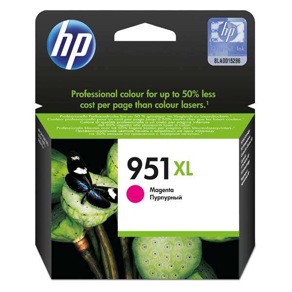 HP originální ink CN047AE, HP 951XL, magenta, blistr, 1500str., 17ml, DOPRODEJ
