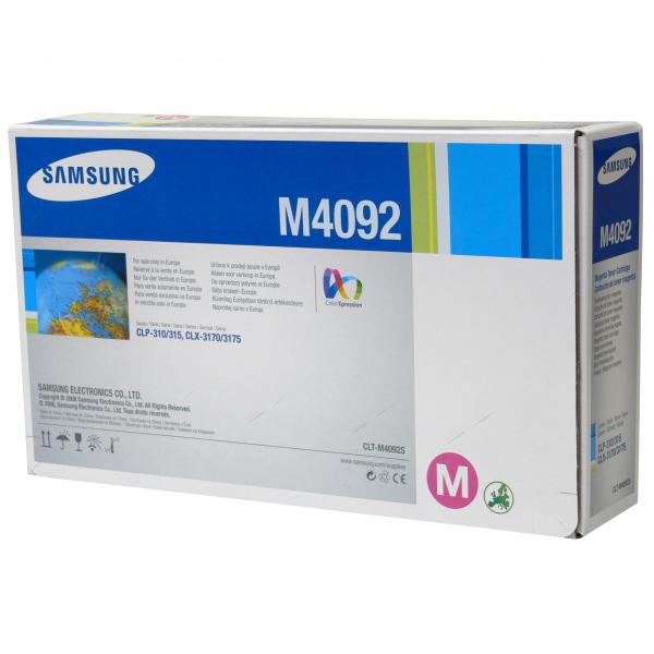 Samsung originální toner CLT-M4092S, magenta, 1000str., Samsung CLP-310, N, CLP-315, CLX-3170FN, CLX-3175N, FN, FW, O