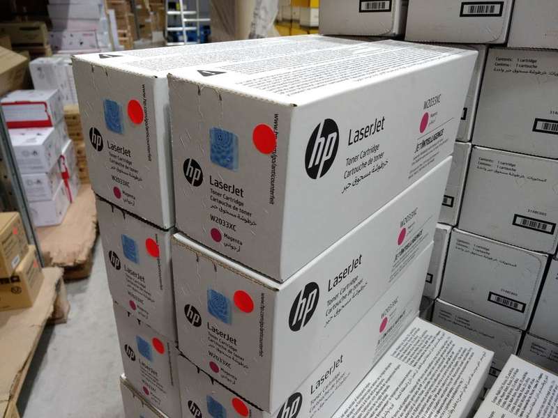 HP Toner W2033XC Magenta, HP 415X, 6000str. (contract) poškozený obal