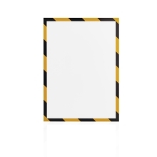 Magnetický rámeček Magnetoplan Magnetofix A4 bezpečnostní žluto-černý (5ks)