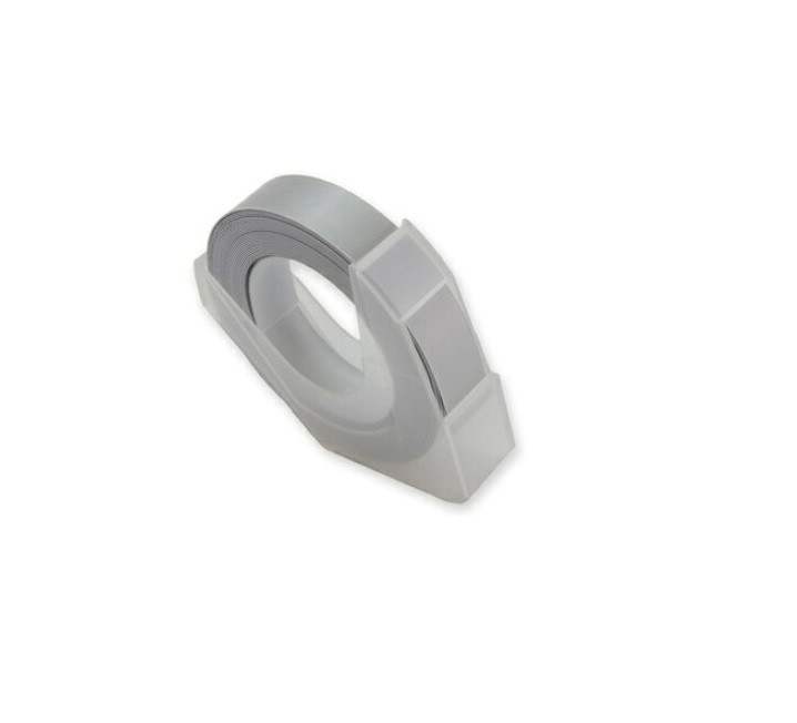 Alternativn&iacute; p&aacute;ska Dymo Omega A0898110, 9 mm x 3 m, b&iacute;l&yacute; tisk/stř&iacute;brn&yacute; podklad
