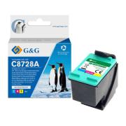 G&G kompatibilní ink s C8728A, HP 28, CMY, 18ml, ml NH-R8728C/M/Y, pro HP Deskjet 3000 color