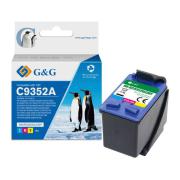 G&G kompatibilní ink s C9352A, HP 22, CMY, 16ml, ml NH-R9352C/M/Y, pro HP Deskjet 3930, 3940, Fax 1250, Officejet 4315 All i