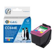G&G kompatibilní ink s CC644EE, HP 300XL, black, 18ml, ml NH-RC644C/M/Y, pro HP Deskjet D1660, Deskjet D1663, D2500, D2530, D2545