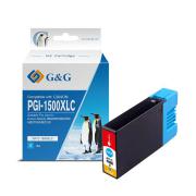 G&G kompatibilní ink s PGI 1500XL, cyan, NP-C-1500XLC/C, pro Canon MAXIFY MB2050, MB2350