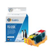 G&G kompatibilní ink s PGI525PGBK, black, 340str., NP-C-0525BK, pro Canon Pixma  MG5150, 5250, 6150, 8150