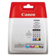 Canon originální ink CLI-571 C/M/Y/BK, CMYBK, blistr s ochranou, 7ml, 0386C004, Canon 4-pack PIXMA MG5700, MG6800, TS6000