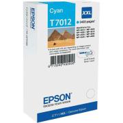 Epson inkoustová náplň/ C13T70124010/ WP-4000/ 4500/ 3 400 stran/ XXL Modrá