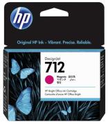 HP 712 Inkoustová náplň purpurová