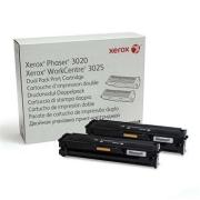 Xerox Phaser Cartridge 3020 Black doublepack (106R03048)