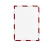 Magnetický rámeček Magnetoplan Magnetofix A4 bezpečnostní červeno-bílý (5ks)